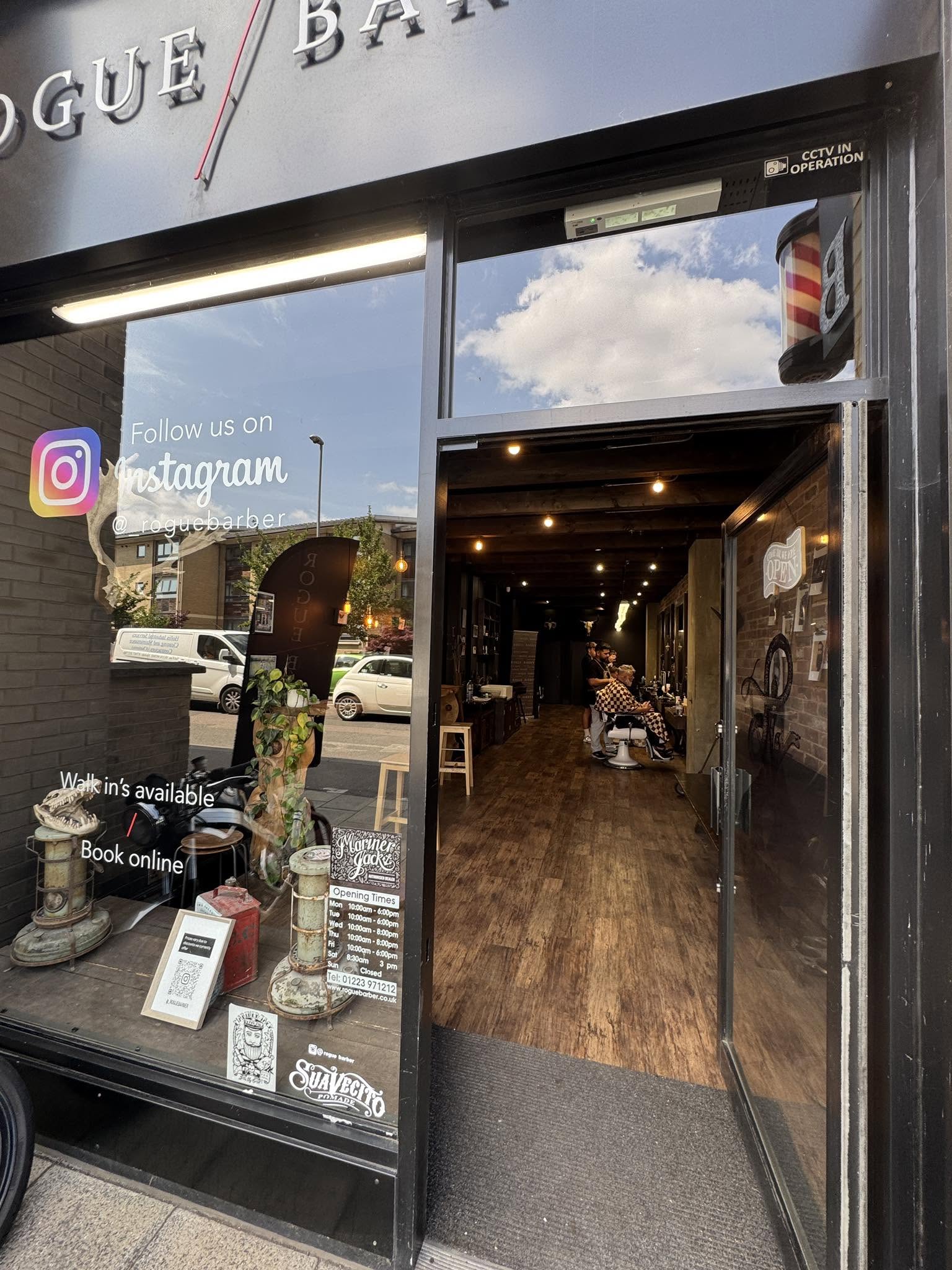 Rogue Barber shop interior